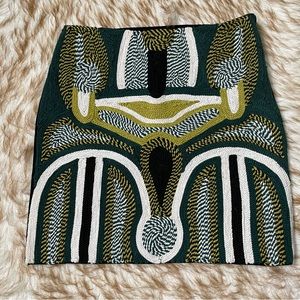 H&M rope embroidered skirt